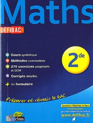 Livrenpoche : Maths Seconde - Michel Szwarcbaum - Livre