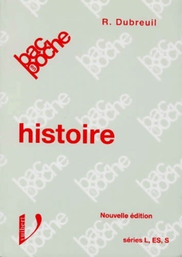 Livrenpoche : Histoire Terminale L, ES, S - Richard Dubreuil - Livre