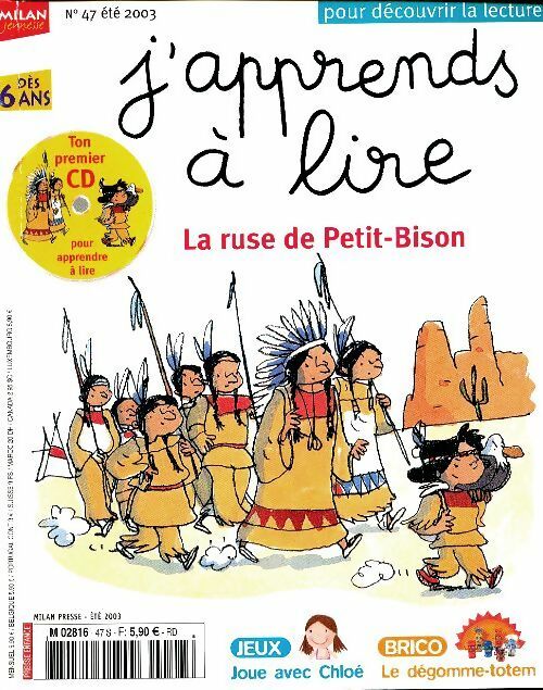 Livrenpoche : J'apprends à lire n°47 : La ruse de petit-Bison - Collectif - Livre