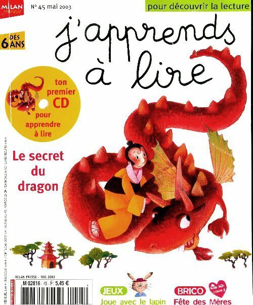 Livrenpoche : J'apprends à lire n°45 : Le secret du dragon - Collectif - Livre