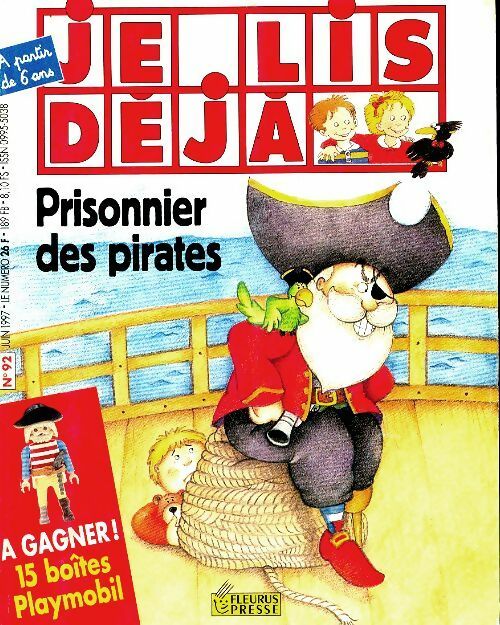 Livrenpoche : Je lis déjà n°92 : Prisonnier des pirates - Collectif - Livre