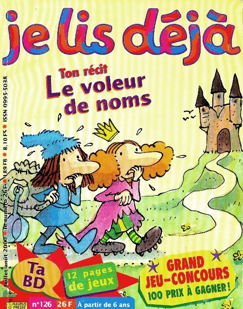 Livrenpoche : Je lis déjà n°126 : Le voleur de noms - Collectif - Livre