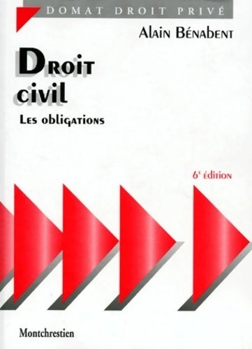 Livrenpoche : Droit civil : Les obligations - Alain Bénabent - Livre