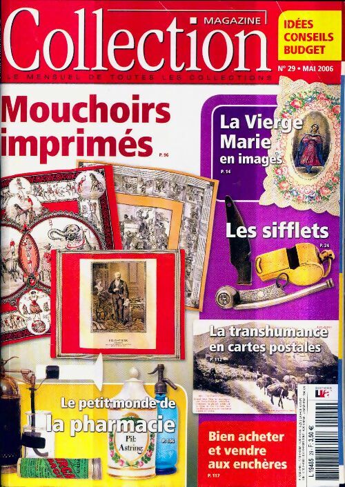 Livrenpoche : Collection magazine n°29 : Mouchoirs imprimés - Collectif - Livre