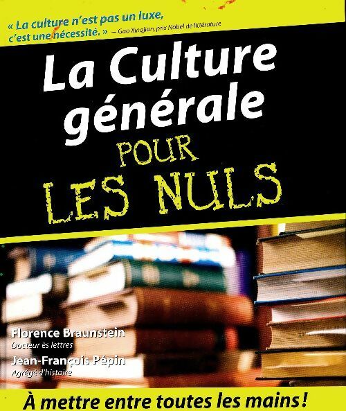 Livrenpoche : La culture générale pour les nuls - Collectif - Livre