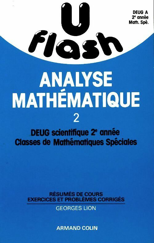 Livrenpoche : Analyse mathématique Tome Ii - Marie-Claude Chatard - Livre