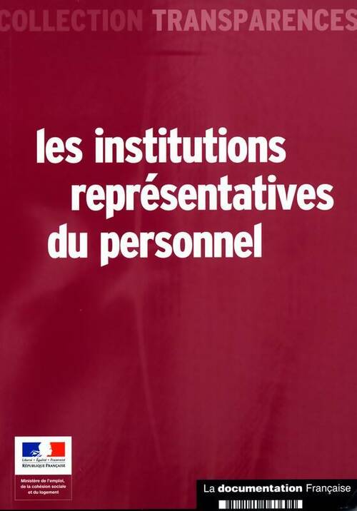 Livrenpoche : Les institutions représentatives du personnel - Collectif - Livre