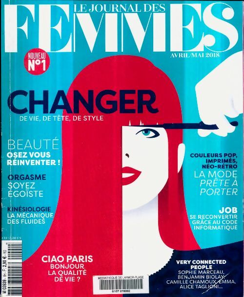 Livrenpoche : Le journal des femmes n°1 : Changer - Collectif - Livre