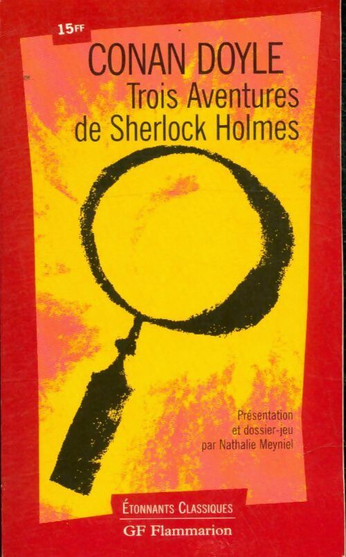 Livrenpoche : Trois aventures de Sherlock Holmes - Arthur Conan Doyle - Livre