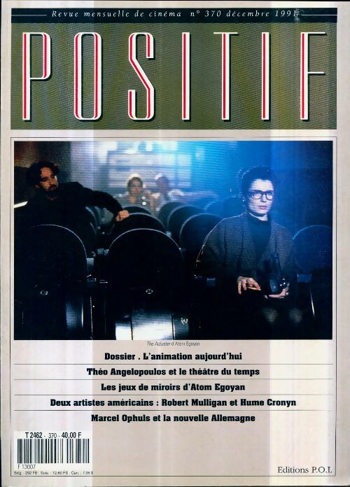 Livrenpoche : Positif n°370 - Collectif - Livre