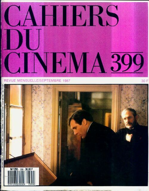 Livrenpoche : Cahiers du cinéma n°399 - Collectif - Livre