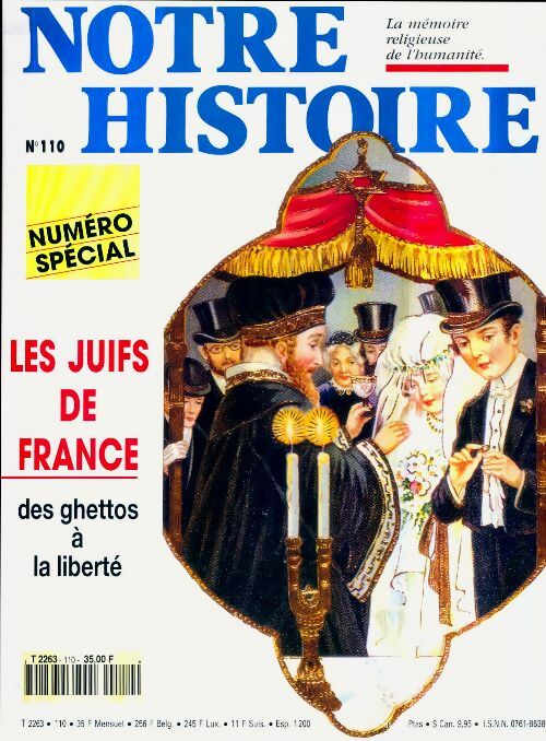 Livrenpoche : Notre histoire n°110 : Les juifs de France - Collectif - Livre