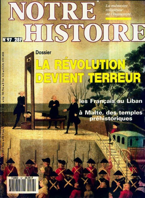 Livrenpoche : Notre histoire n°97 : La révolution devient terreur - Collectif - Livre