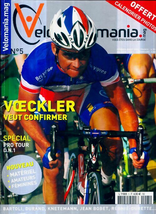 Livrenpoche : Vélomania n°5 : Voeckler veut confirmer - Collectif - Livre