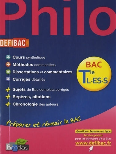 Livrenpoche : Philo Terminales L, ES, S - Christian Roche - Livre
