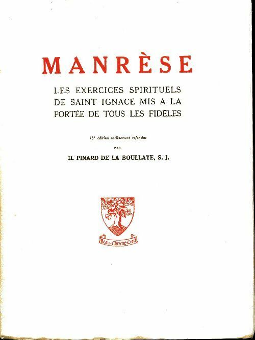 Livrenpoche : Manrèse - H. Pinard de la Boullaye - Livre