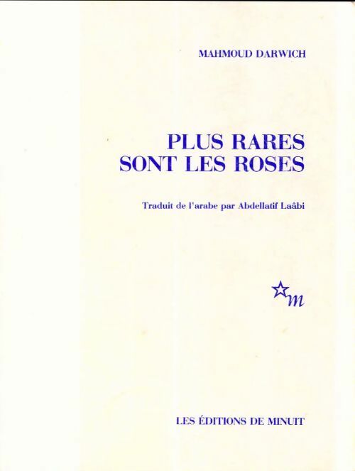 Livrenpoche : Plus rares sont les roses - Mahmoud Darwich - Livre