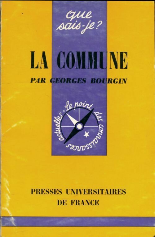 Livrenpoche : La Commune - Georges Bourgin - Livre