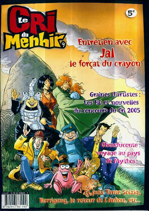 Livrenpoche : Le cri du menhir n°9 - Collectif - Livre