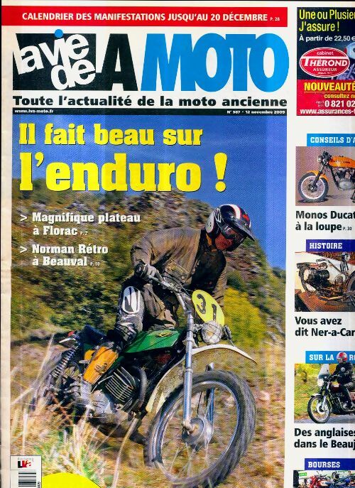 Livrenpoche : La vie de la moto n°587 : Il fait beau sur l'enduro ! - Collectif - Livre