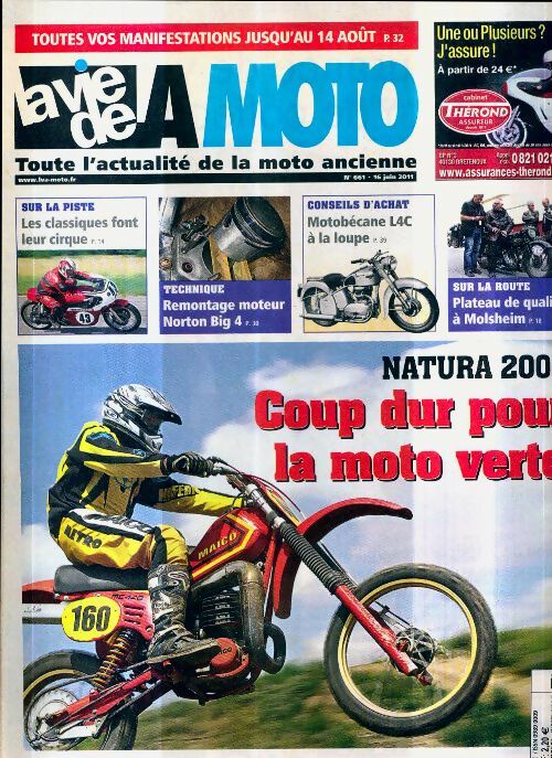 La vie de la moto n°661 : Coup dur pour la moto verte - Collectif -  La vie de la moto - Livre