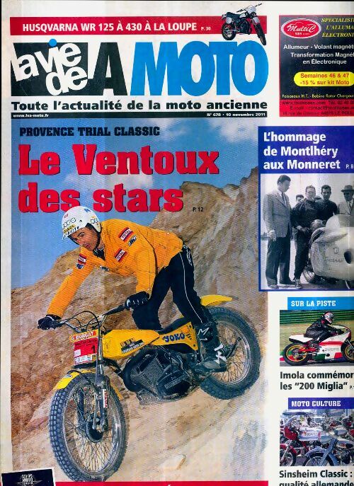 La vie de la moto n°678 : Le Ventoux des stars - Collectif -  La vie de la moto - Livre