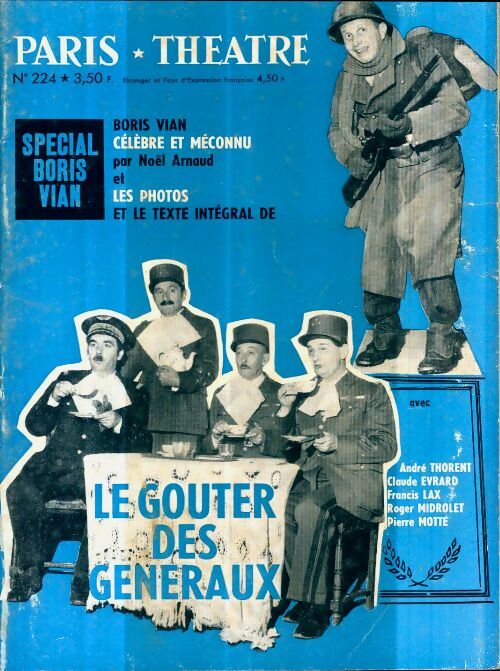 Livrenpoche : Paris théâtre n°224 : Spécial Boris Vian - Collectif - Livre