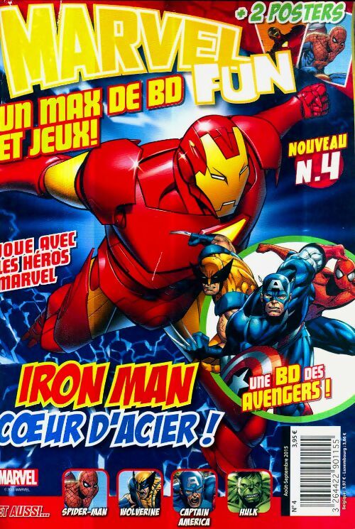 Livrenpoche : Marvel fun n°4 - Collectif - Livre
