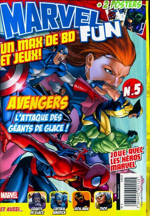 Marvel fun n°5 - Collectif -  Marvel fun - Livre