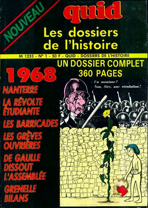 Livrenpoche : Quid - Dossiers de l'Histoire n°1 : 1968 - Collectif - Livre