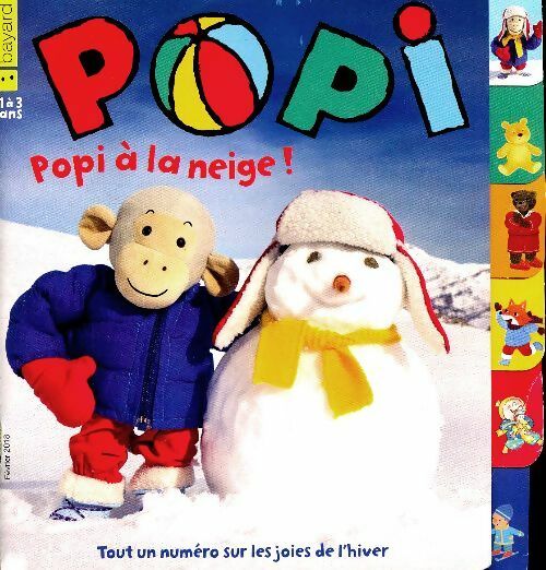 Livrenpoche : Popi n°378 : Popî à la neige - Collectif - Livre