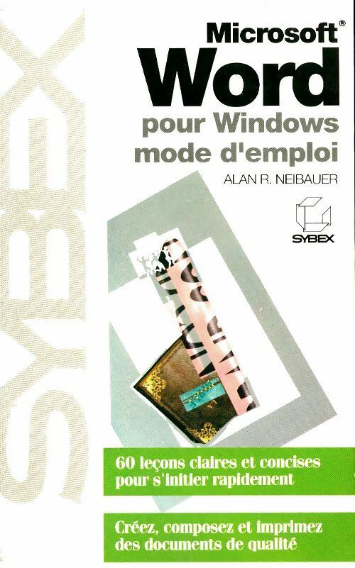 Livrenpoche : Microsoft Word pour Windows mode d'emploi - Alan Neibauer - Livre