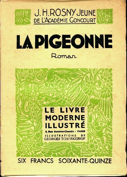 Livrenpoche : La pigeonne - Joseph-Henry Jeune Rosny - Livre