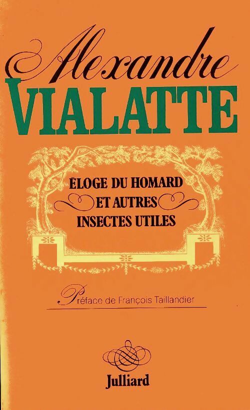 Livrenpoche : Eloge du homard et autres insectes utiles - Alexandre Vialatte - Livre