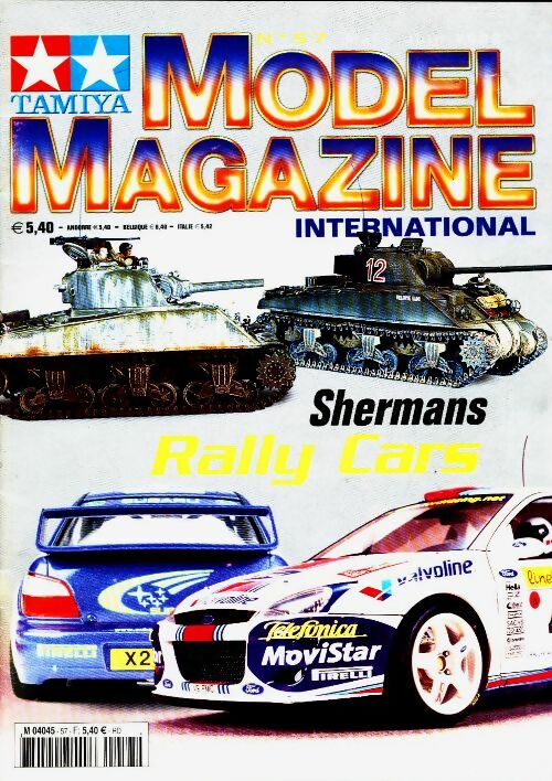 Model magazine n°57 : Shermans / Rally cars - Collectif -  Model magazine - Livre