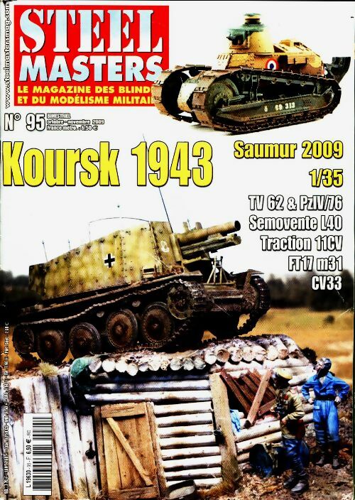 Livrenpoche : Steel masters n°95 : Koursk 1943 - Collectif - Livre