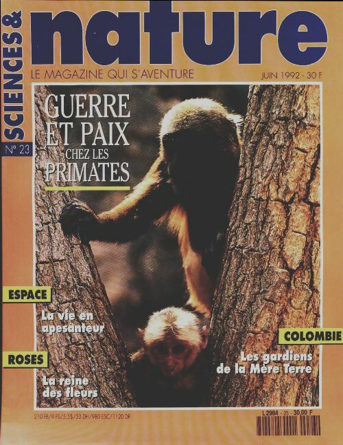 Livrenpoche : Science & nature n°23 : Guerre et paix chez les primates - Collectif - Livre