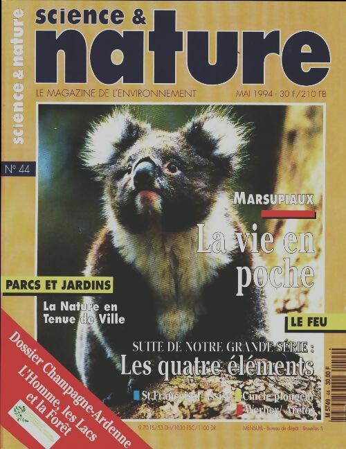 Livrenpoche : Science & nature n°44 : Marsupiaux, la vie en poche - Collectif - Livre