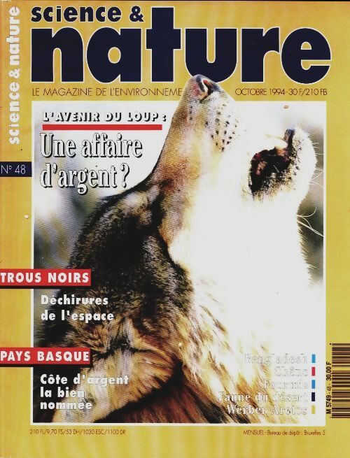 Livrenpoche : Science & nature n°48 : L'avenir du loup, une affaire d'argent ? - Collectif - Livre