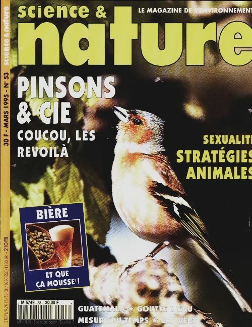 Livrenpoche : Science & nature n°53 : Pinson & Cie - Collectif - Livre
