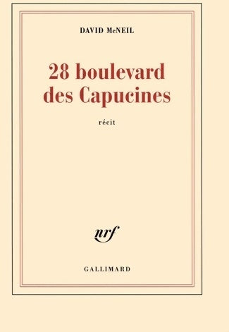 Livrenpoche : 28 Boulevard des capucines - David McNeil - Livre