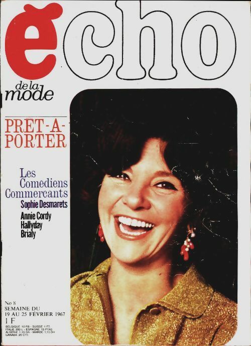 Livrenpoche : L'écho de la mode 1967 n°8 - Collectif - Livre
