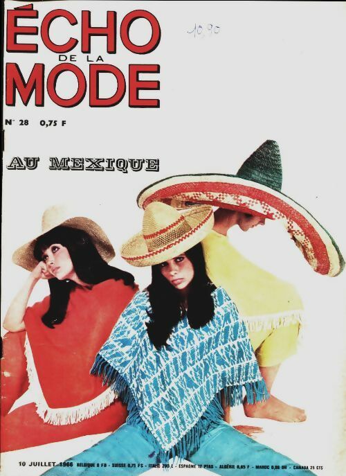 Livrenpoche : L'écho de la mode 1966 n°28 : Au Mexique - Collectif - Livre