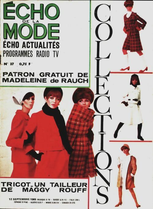 Livrenpoche : L'écho de la mode 1965 n°37 - Collectif - Livre
