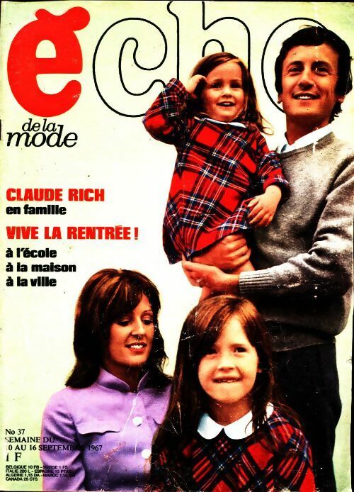 Livrenpoche : L'écho de la mode 1967 n°37 - Collectif - Livre