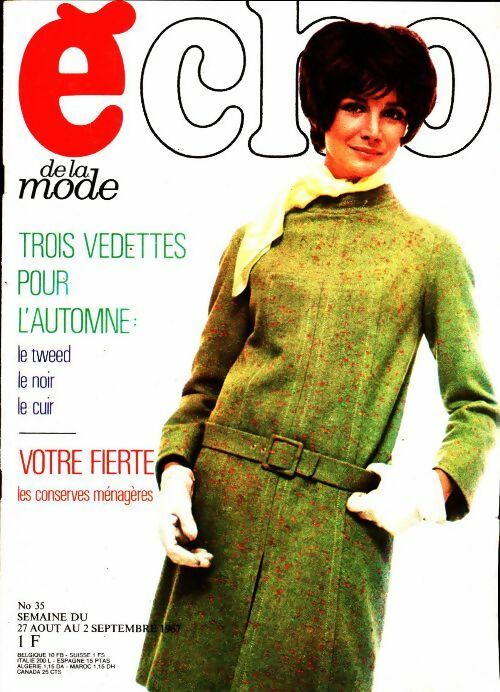 Livrenpoche : L'écho de la mode 1967 n°35 - Collectif - Livre