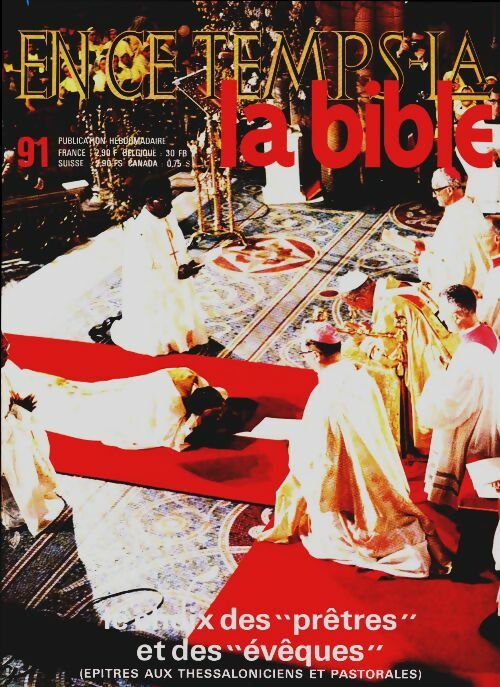 Livrenpoche : En ce temps-là la Bible n°91 : Le choix des prêtres e tdes évèques - Collectif - Livre