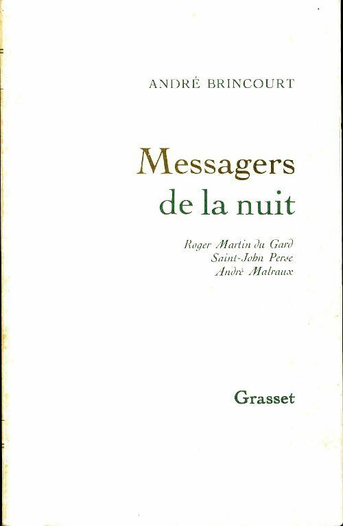 Livrenpoche : Messagers de la nuit - André Brincourt - Livre