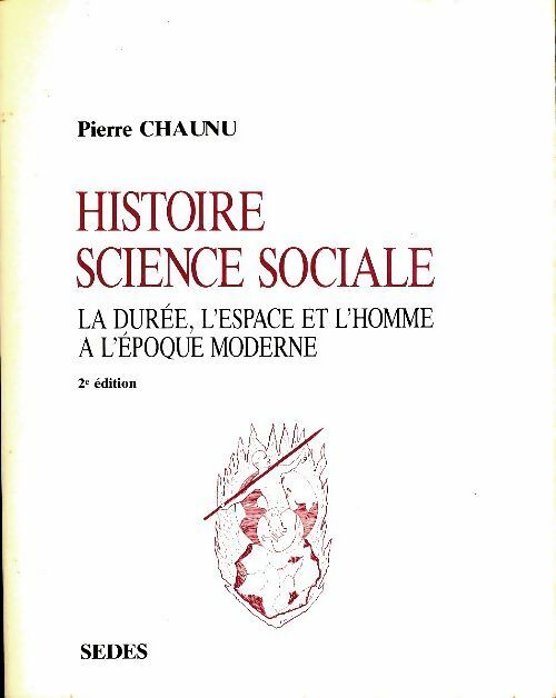 Livrenpoche : Histoire, science sociale - Pierre Chaunu - Livre