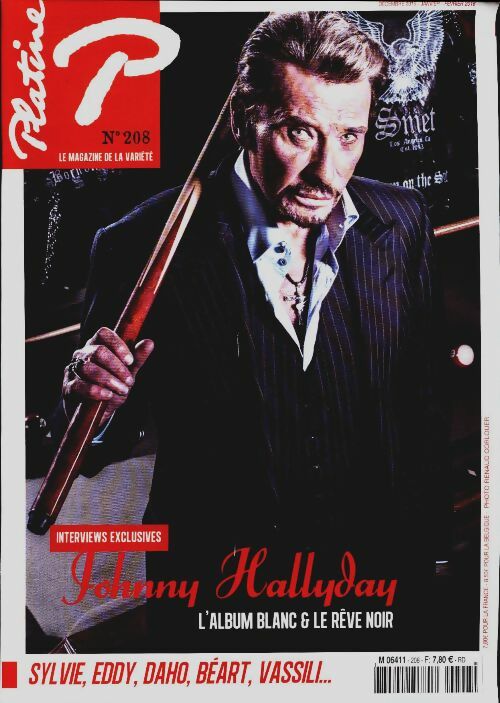Livrenpoche : Platine n°208 : Johnny Hallyday - Collectif - Livre